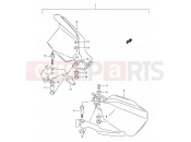 SUZUKI DR200SE K3 (2003) (E03,E28,E33) 38 - KNUCKLE COVER (OPTION)