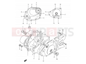 SUZUKI DR200SE K4 (2004) (E03,E28,E33) 4 - CRANKCASE COVER