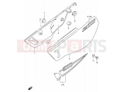 SUZUKI DR200SE K4 (2004) (E03,E28,E33) 32 - FRAME COVER