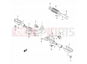SUZUKI DR200SE K4 (2004) (E06,E24) 28 - FOOTREST (MODEL K1 E24/MODEL K2 E06,P09/MODEL K3/K4/K5 E06)
