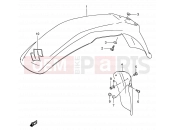 SUZUKI DR200SE K4 (2004) (E06,E24) 32B - FRONT FENDER (MODEL K2/K3/K4/K5 E06,E24)