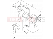 SUZUKI DR200SE K5 (2005) (E06,E24) 42A - FRONT CALIPER (MODEL K2/K3/K4/K5 E06,E24)