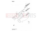 SUZUKI DR200SE K7 (2007) (E03,E28,E33) 33 - FRAME COVER (MODEL K6/K7/K8)