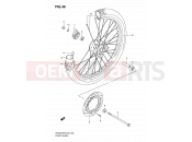SUZUKI DR200SE K9 (2009) (E06,E24) 48 - FRONT WHEEL