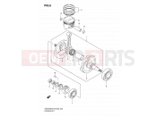 SUZUKI DR200SE L0 (2010) (E03,E28,E33) 6 - CRANKSHAFT