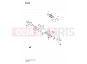 SUZUKI DR200SE L0 (2010) (E03,E28,E33) 29 - FOOTREST