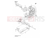 SUZUKI DR200SE L0 (2010) (E03,E28,E33) 47 - REAR WHEEL