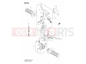 SUZUKI DR200SE L0 (2010) (E06,E24) 42 - HANDLE LEVER (MODEL K6/K7/K8/K9 E24)