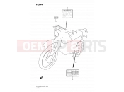 SUZUKI DR200SE L0 (2010) (E06,E24) 44 - LABEL