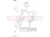 SUZUKI DR200SE L2 (2012) (E03,E28,E33) 37 - LABEL