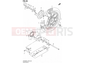 SUZUKI DR200SE L2 (2012) (E03,E28,E33) 46 - REAR WHEEL