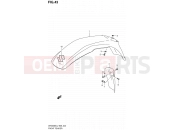 SUZUKI DR200SE L2 (2012) (E06) 43 - FRONT FENDER