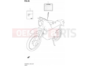 SUZUKI DR200SE L2 (2012) (E06) 49 - LABEL (DR200SEL2 E06)