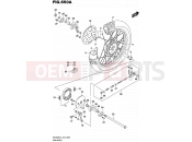 550A - REAR WHEEL - Suzuki DR200SE L5 (2015) (E24)