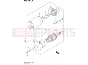 301A - STARTING MOTOR - Suzuki DR200S L5 (2015) (E03,E28,E33)