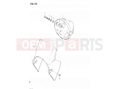 SUZUKI DR250S D (1983) 53 - HEADLAMP HOUSING