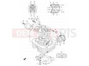 SUZUKI DR250S L (1990) 1 - CYLINDER HEAD