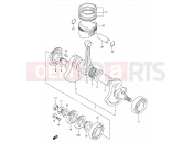 SUZUKI DR250S L (1990) 5 - CRANKSHAFT