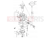 SUZUKI DR250S L (1990) 9A - CARBURETOR (MODEL N/P/R E21)