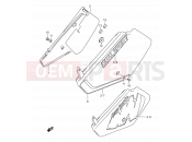 SUZUKI DR250S L (1990) 33 - FRAME COVER (MODEL L/M)