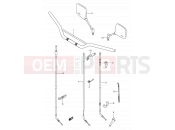SUZUKI DR250S L (1990) 39 - HANDLEBAR (MODEL L/M,MODEL N/P/R E24)