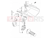 SUZUKI DR250S L (1990) 40 - RIGHT HANDLE SWITCH (MODEL L/M,MODEL N/P/R E24)