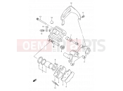 SUZUKI DR250S L (1990) 49 - REAR CALIPER (MODEL L/M)