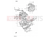 SUZUKI DR250S Z (1982) 1 - CYLINDER HEAD