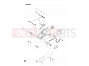 SUZUKI DR250S Z (1982) 60 - REAR SWINGING ARM (E02, E04, E06, E18, E21, E22, E25, E39)