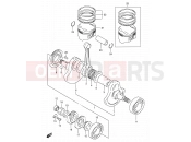 SUZUKI DR250SE S (1995) 5 - CRANKSHAFT