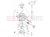 SUZUKI DR250SE S (1995) 10 - CARBURETOR