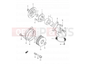 SUZUKI DR250SE S (1995) 13 - OIL PUMP