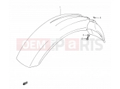 SUZUKI DR350 M (1991) (E03,E28,E33) 34 - FRONT FENDER