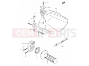 SUZUKI DR350 N (1992) (E01) 34 - RIGHT HANDLE LEVER