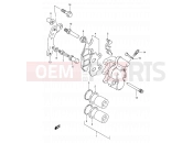 SUZUKI DR350 N (1992) (E01) 41A - FRONT CALIPER (MODEL N/P/R/S/T)