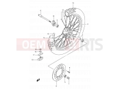SUZUKI DR350 P (1993) (E01) 40 - FRONT WHEEL