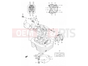 SUZUKI DR350 P (1993) (E03,E28,E33) 1 - CYLINDER HEAD