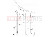 SUZUKI DR350 P (1993) (E03,E28,E33) 36 - HANDLEBAR