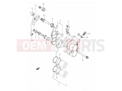 SUZUKI DR350 P (1993) (E03,E28,E33) 39A - FRONT CALIPER (MODEL N/P/R)