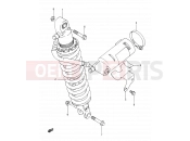 SUZUKI DR350 P (1993) (E03,E28,E33) 42 - REAR SHOCK ABSORBER