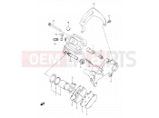 SUZUKI DR350 P (1993) (E03,E28,E33) 46A - REAR CALIPER (MODEL N/P)