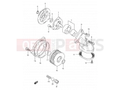 SUZUKI DR350 S (1995) (E01) 12 - OIL PUMP