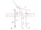 SUZUKI DR350 S (1995) (E01) 33 - HANDLEBAR