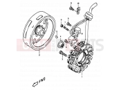 SUZUKI DR350 V (1997) (E01) 19A - MAGNETO (MODEL W/X, E24)