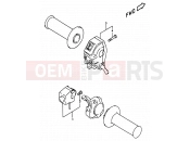 SUZUKI DR350 V (1997) (E01) 27 - HANDLE SWITCH (MODEL W/X, E24)