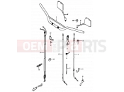 SUZUKI DR350 V (1997) (E01) 37 - HANDLEBAR