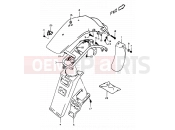 SUZUKI DR350 V (1997) (E01) 40A - REAR FENDER (E24)