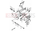 SUZUKI DR350 V (1997) (E01) 48 - REAR SWINGING ARM