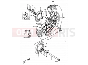 SUZUKI DR350 V (1997) (E01) 51 - REAR WHEEL