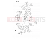 SUZUKI DR350S L (1990) (E02) 34 - STEERING STEM
